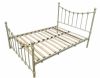 wholesale wooden slat metal double bed